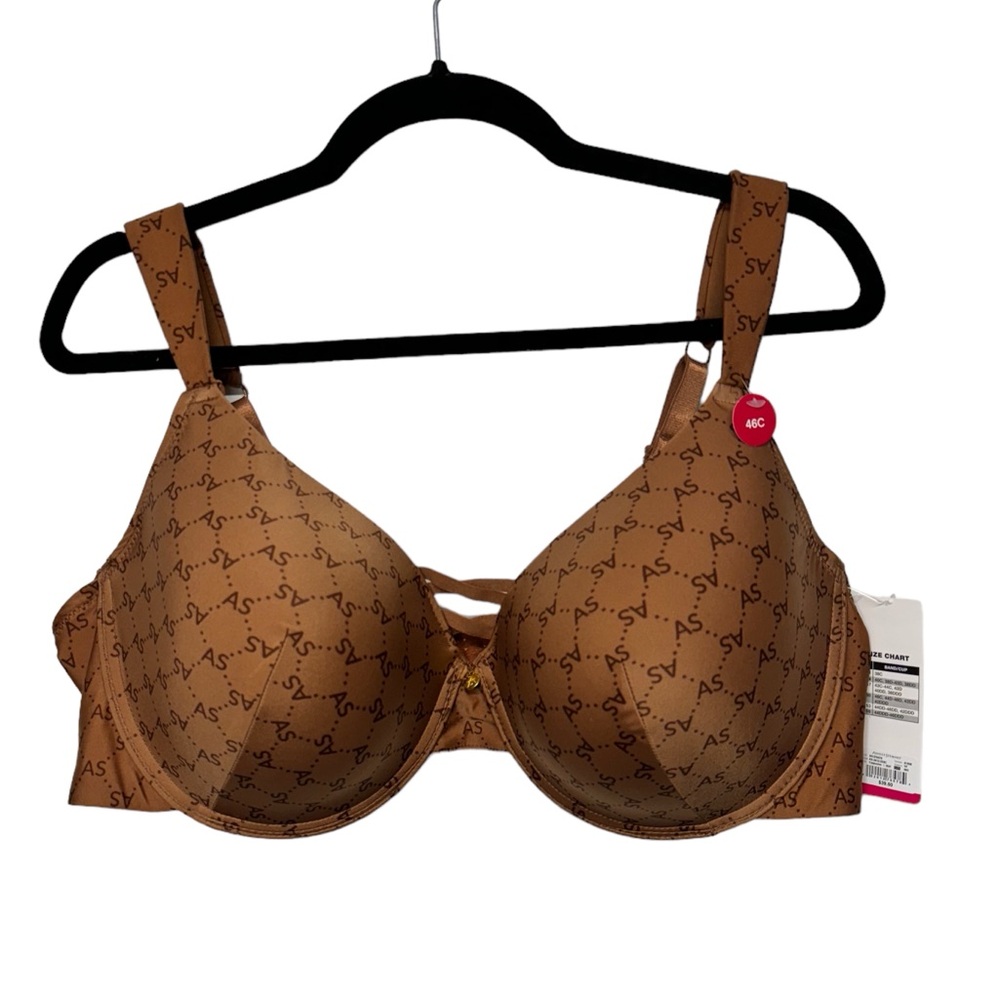 2/$20   Ashley Stewart T-Shirt Bra - Cappuccino